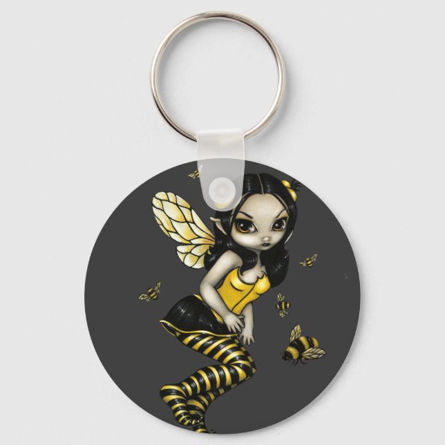 Porte-clés porte - clé de "Bumblebee Fairy" (Recto)