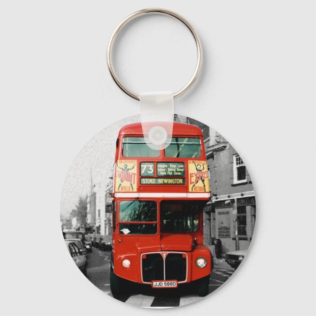 Porte-clés Porte - clé de bus Souvenir Londres (Recto)