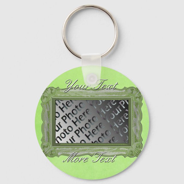 Porte-clés Porte - clé de cadre vert (Recto)