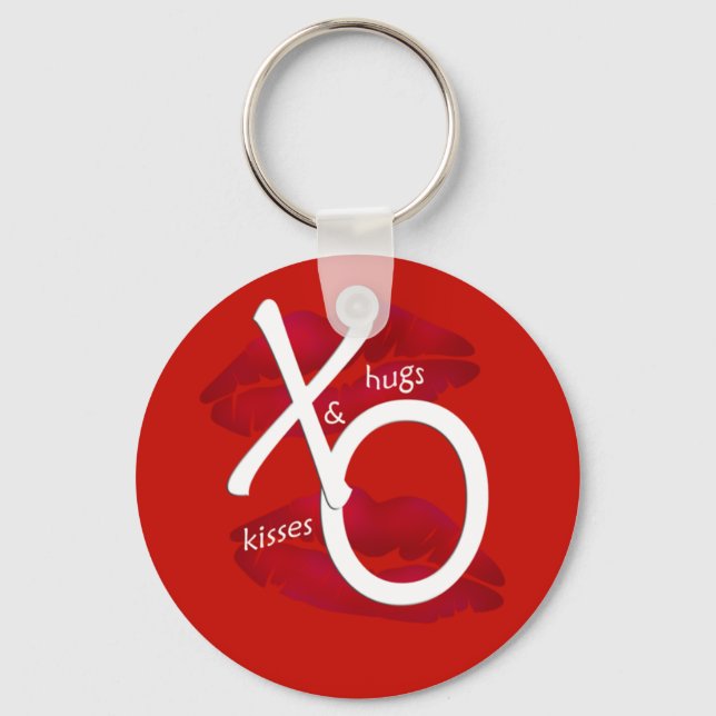 Porte-clés Porte - clé de câlins et baisers (Recto)