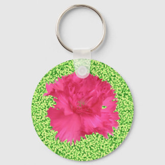 Porte-clés Porte - clé de carnation rose