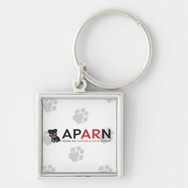 Porte-clés Porte - clé de carré de prime de logo d'APARN (Devant)