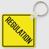 Porte - clé de Carré métallique de régulation