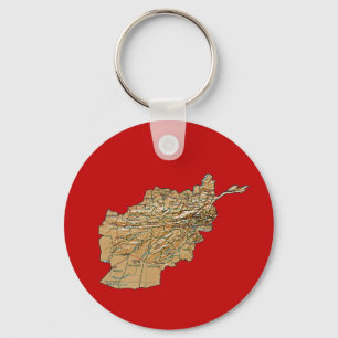 Porte-clés Porte - clé de carte de l'Afghanistan