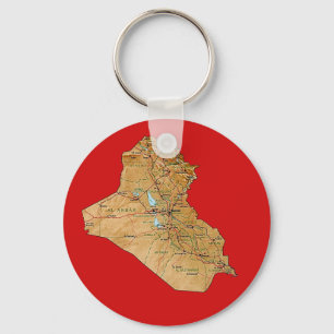 Porte-clés Porte - clé de carte de l'Irak