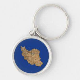 Porte-clés Porte - clé de carte Iran