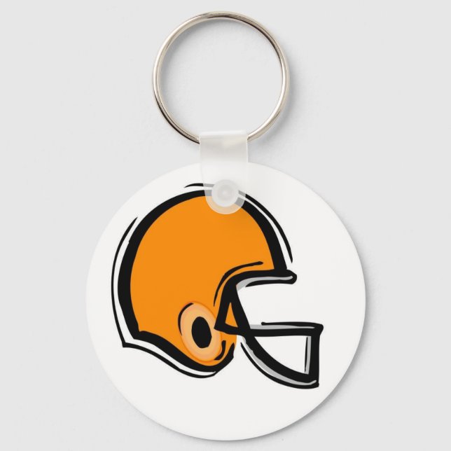 Porte-clés porte - clé de casque de football (Recto)