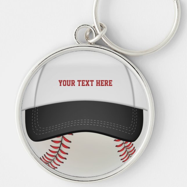 Porte-clés Porte - clé de casquette de boule de base-ball (Devant)