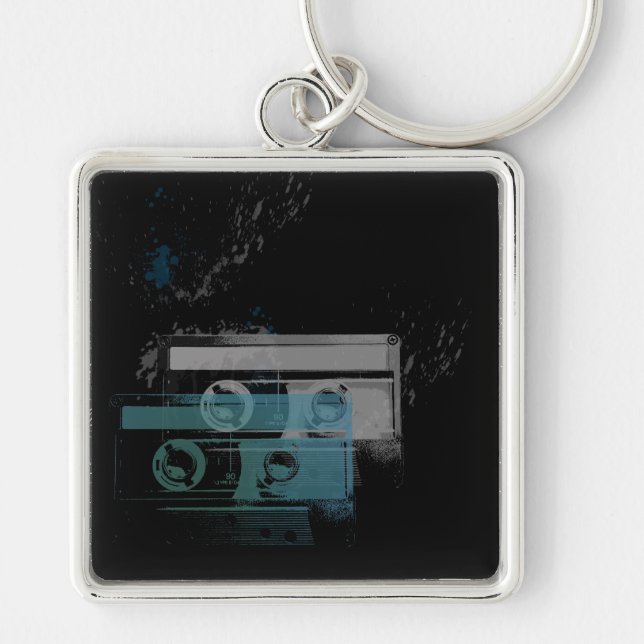 Porte-clés Porte - clé de cassette (Devant)