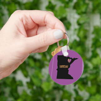 Porte-clés Porte - clé de cercle métallique, 2", Minnesota, U