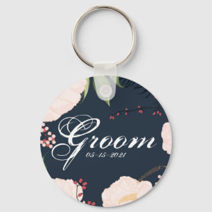 Porte-clés Porte - clé de chambre bébé rose Cosmos sur Navy