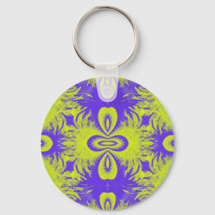 Porte-clés porte - clé de champ fractal