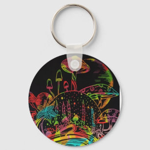 Porte-clés Porte - clé de champignons mycorhizés