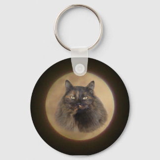 Porte-clés Porte - clé de chat de lune