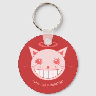 Porte-clés Porte - clé de chat innocent/mal