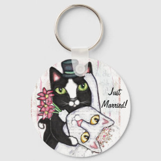 Porte-clés Porte - clé de chats mariages