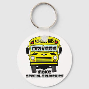 Porte-clés Porte - clé de chauffeur de bus scolaire
