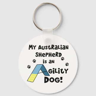 Porte-clés Porte - clé de chien d'agilité berger australien