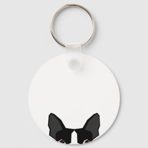 Porte-clés Porte - clé de chien de Boston Terrier