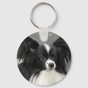 Porte-clés Porte - clé de chien Papillon