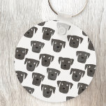Porte-clés Porte - clé de chiens de trieuse de Black Labrador<br><div class="desc">Aquarelle peinture de chiens de repérage du Labrador noir mignon,  parfait pour les amoureux des animaux de compagnie,  marcheurs de chiens,  toiletteurs de chiens et vétérinaires.</div>