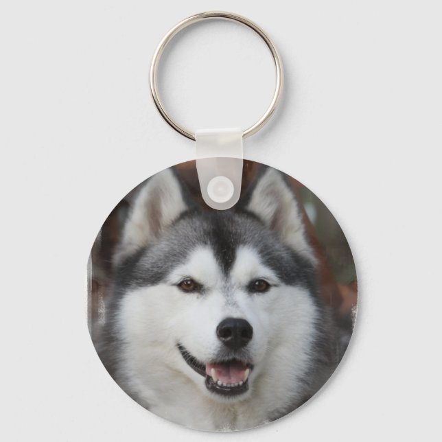 Porte-clés Porte - clé de chiens Husky (Recto)