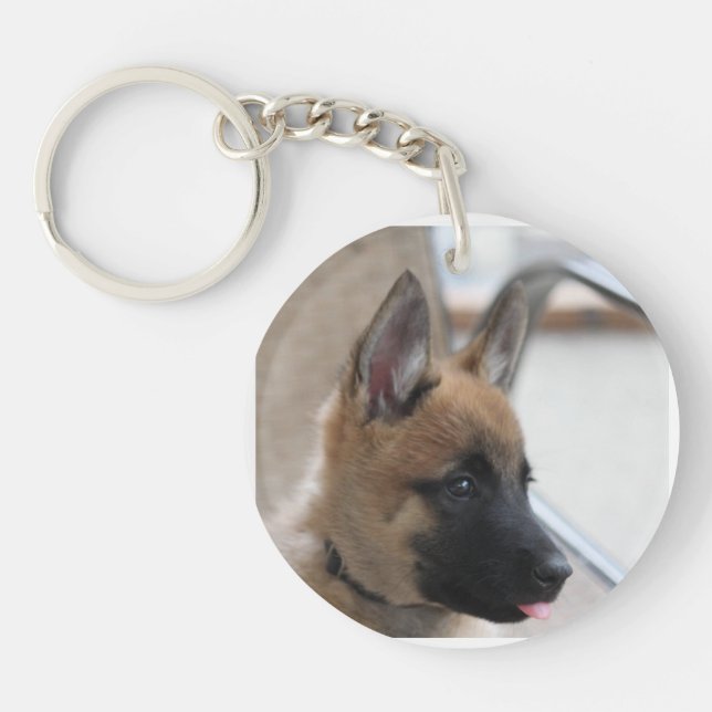 Porte-clés Porte - clé de chiot de Malinois de Belge (Devant)