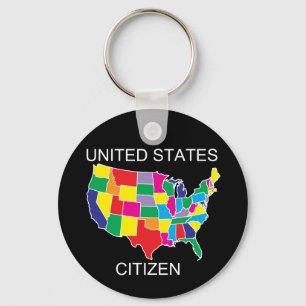 Porte-clés Porte - clé de citoyen des Etats-Unis