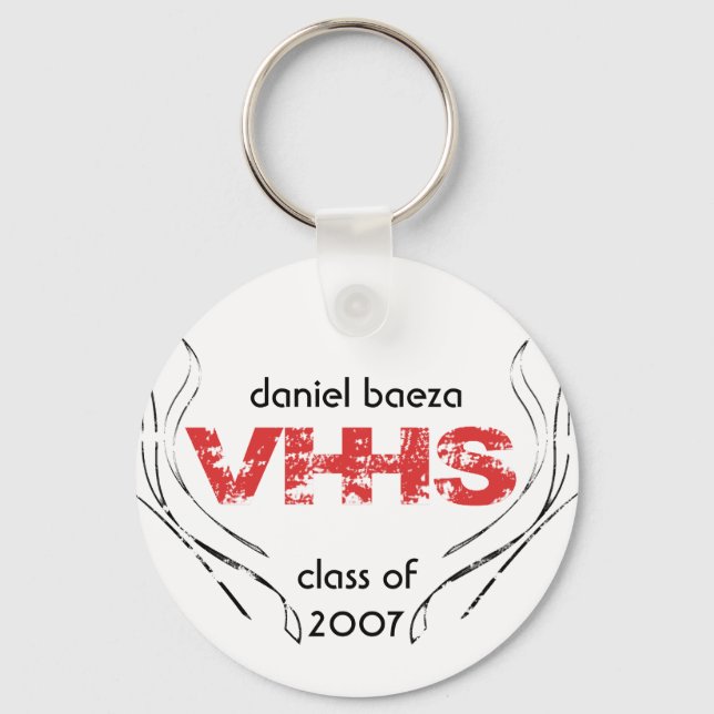 Porte-clés porte - clé de classe vhhs (Recto)