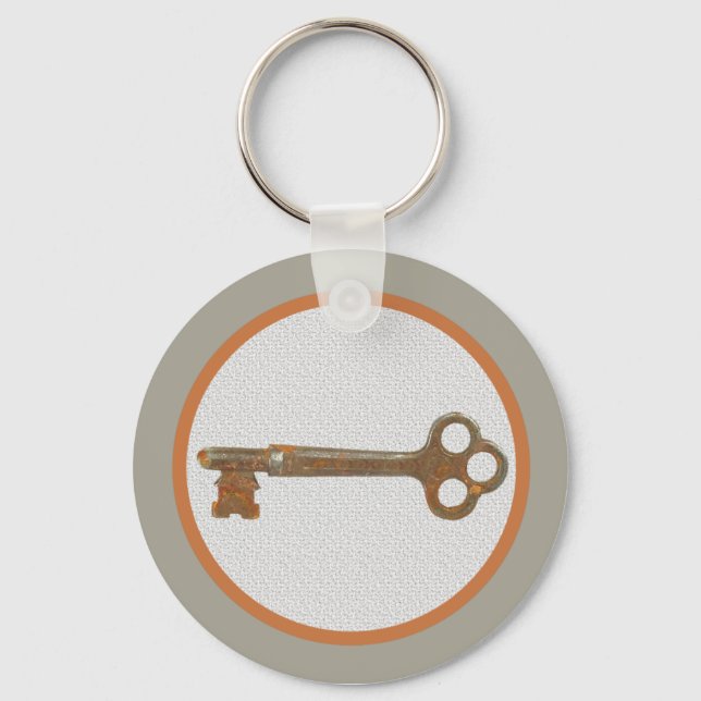 Porte-clés Porte - clé de clé en laiton (Recto)