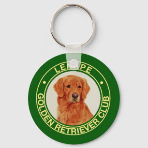 Porte-clés Porte - clé de club de golden retriever de Lenape