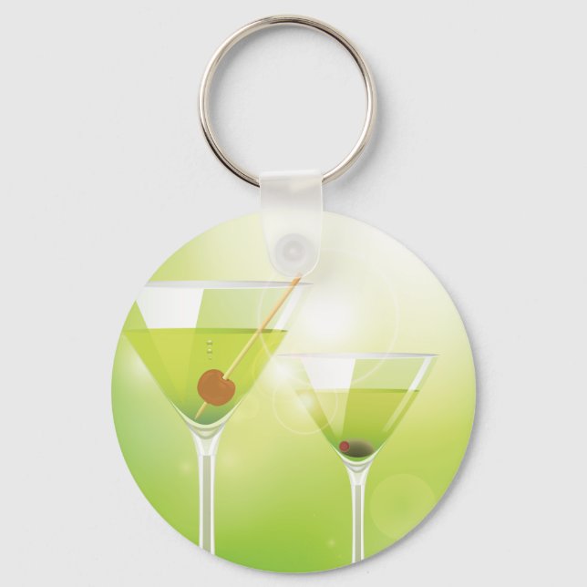 Porte-clés Porte - clé de cocktails Martini (Recto)