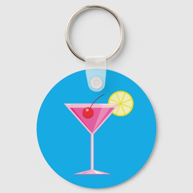 Porte-clés Porte - clé de cocktails tropicaux (Recto)