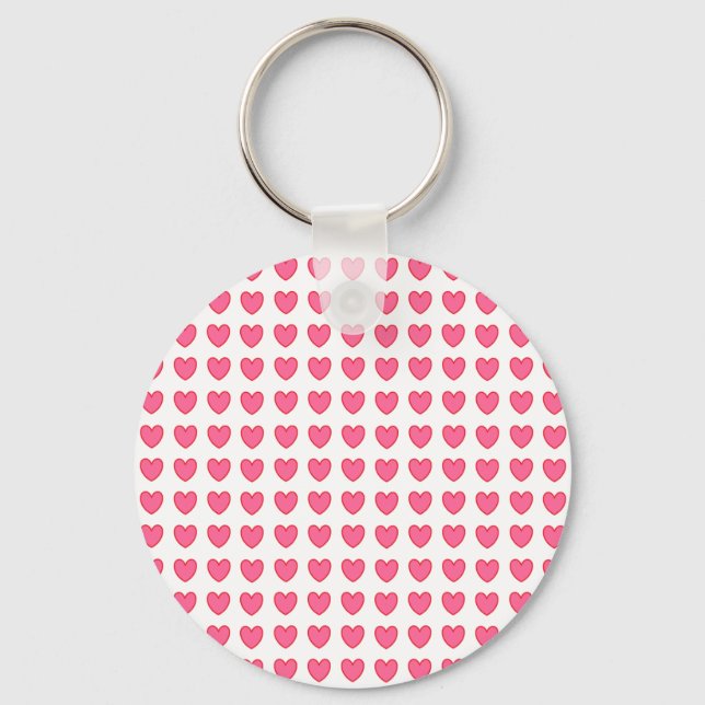 Porte-clés Porte - clé de Coeurs Polka (Recto)