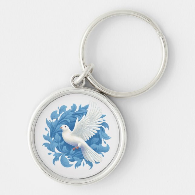 Porte-clés Porte - clé de colombe (Devant)