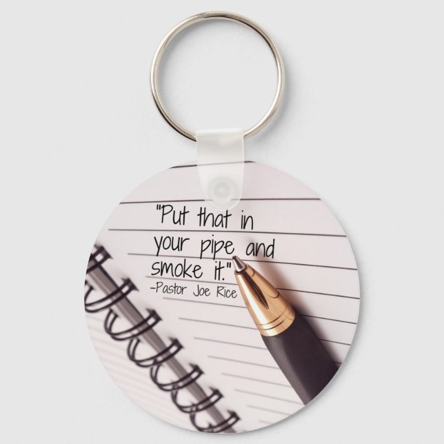 Porte-clés porte - clé de commande personnalisé (Recto)