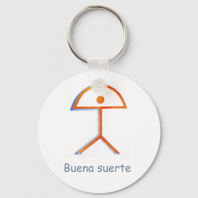 Porte-clés Porte - clé de conception de paix (Recto)