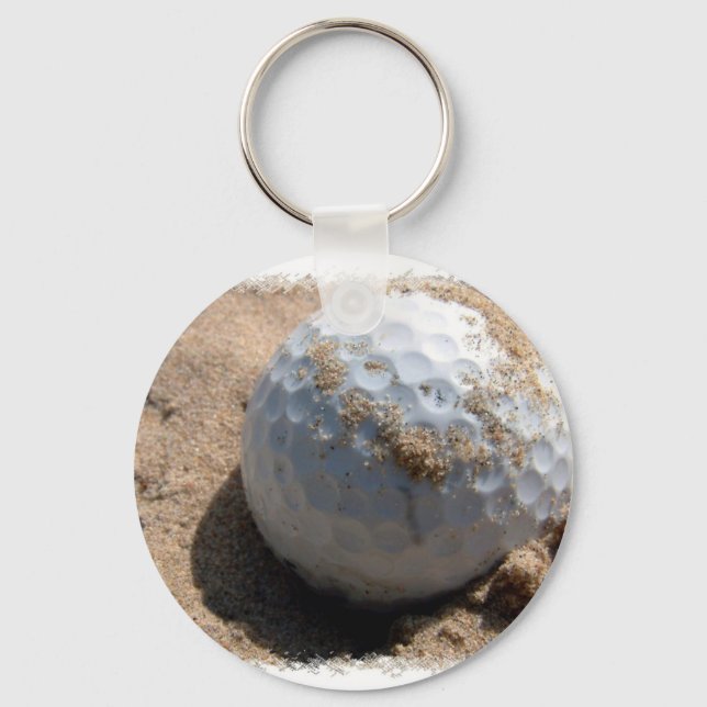 Porte-clés Porte - clé de conception de pits de sable de golf (Recto)