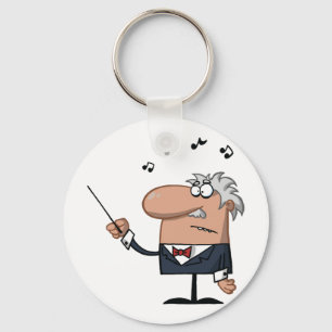 Porte-clés Porte - clé de conducteur de bande dessinée