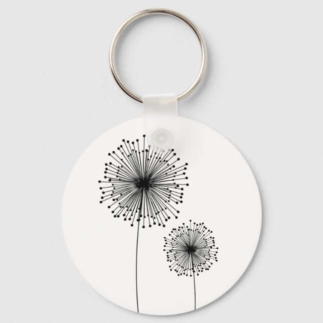 Porte-clés Porte - clé de couleurs Dandelion moderne (Recto)