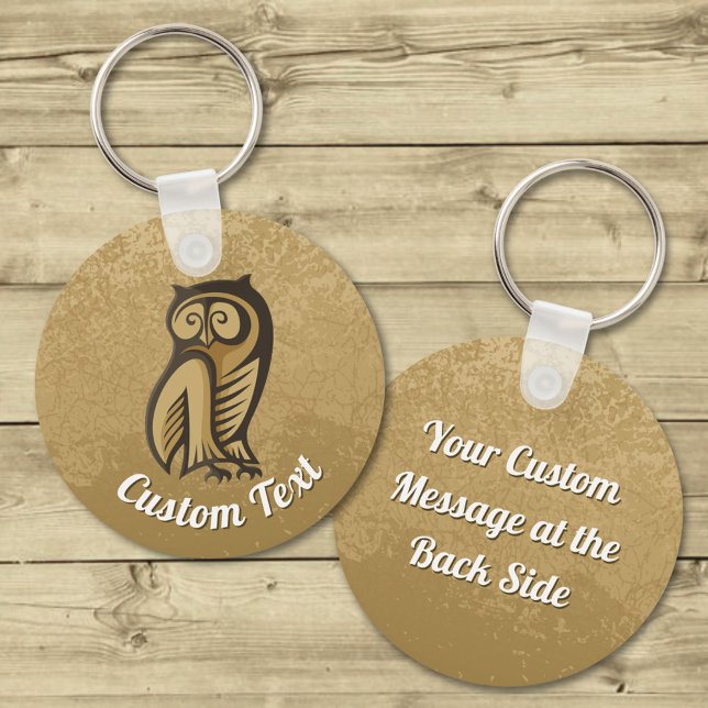 Porte-clés Porte - clé de couleurs du symbole de hibou (Créateur téléchargé)