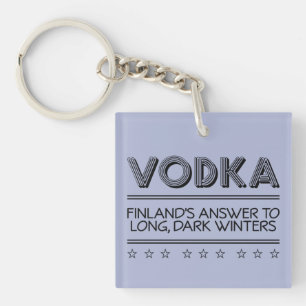 Porte-clés PORTE - CLÉ de couleurs personnalisé VODKA