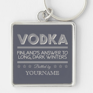 Porte-clés PORTE - CLÉ de couleurs personnalisé VODKA