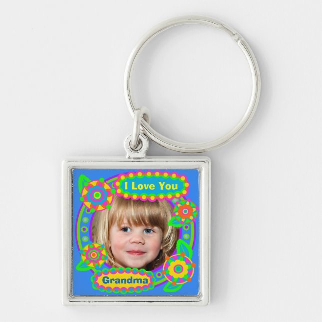 Porte-clés Porte - clé de coutume du jour de mère de la (Devant)