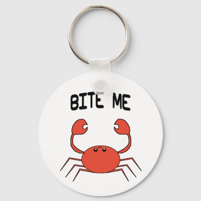 Porte-clés PORTE - CLÉ de crabe BITE Me (Recto)