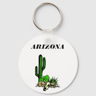 Porte-clés Porte - clé de crâne de Cactusand de l'Arizona
