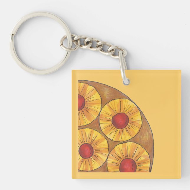 Porte-clés Porte - clé de cuisine pour cerisier à l'ananas à  (Devant)