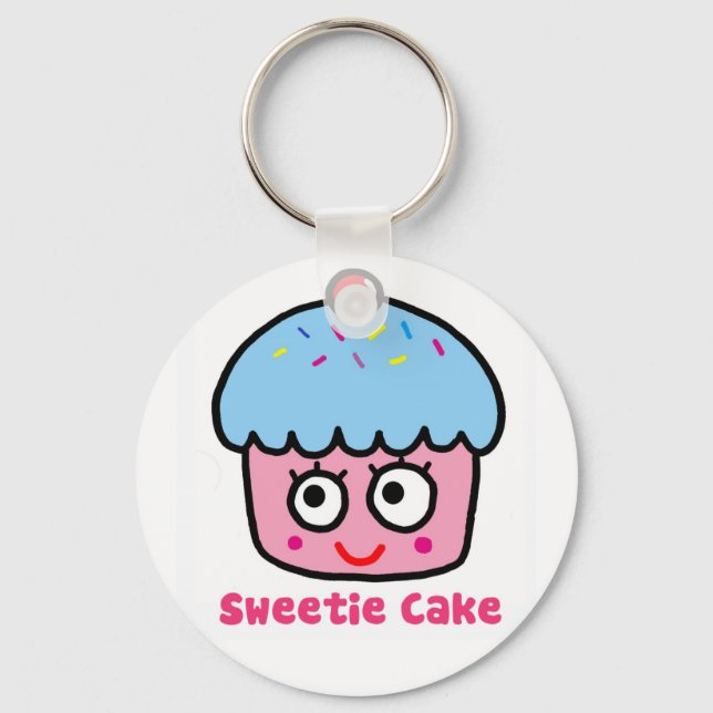 Porte-clés porte - clé de cupcake yummy (Recto)