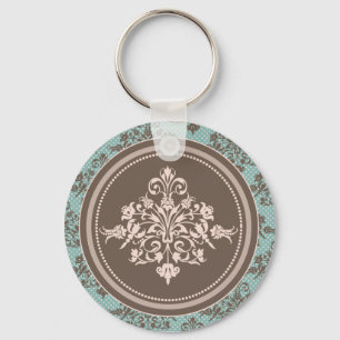 Porte-clés Porte - clé de damassé d'automne