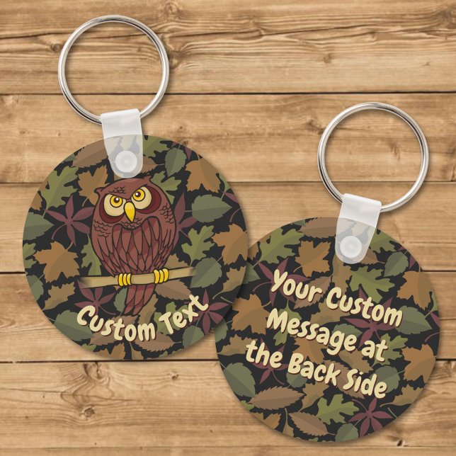 Porte-clés Porte - clé de dessin de Owl (Créateur téléchargé)